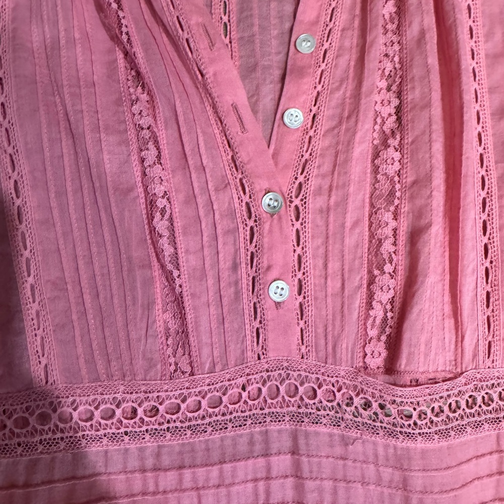 Doen Pink Flutter Sleeve Sundress - Picture 5 of 5